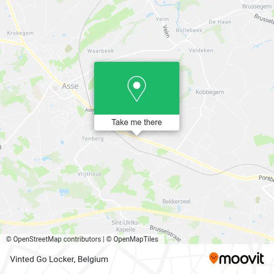 Vinted Go Locker map