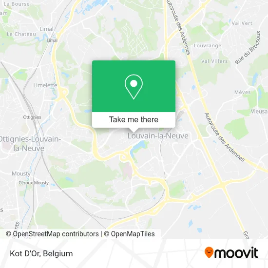 Kot D'Or map