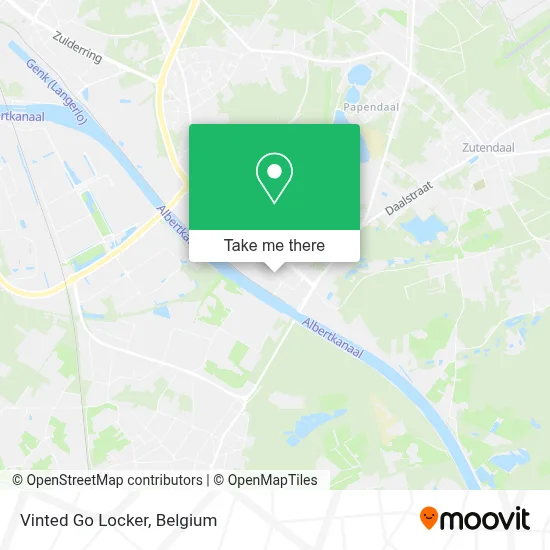 Vinted Go Locker map