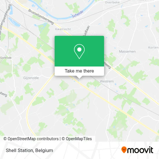 Shell Station map