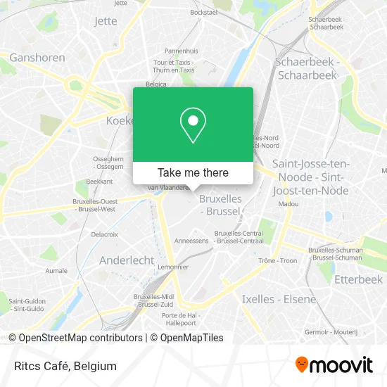Ritcs Café map
