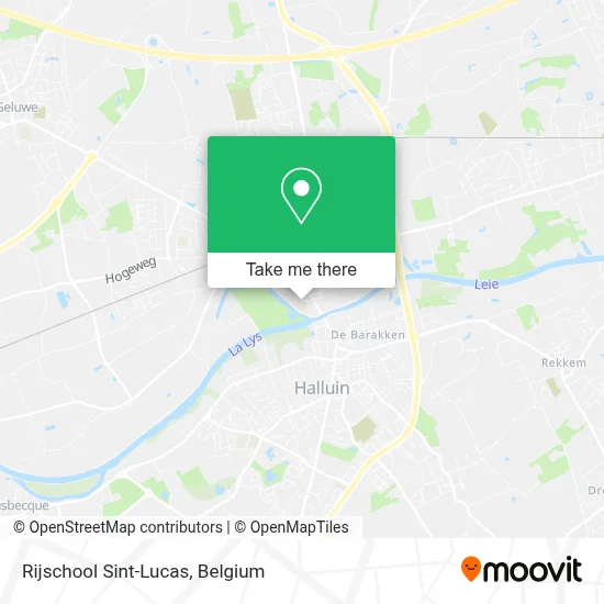 Rijschool Sint-Lucas map