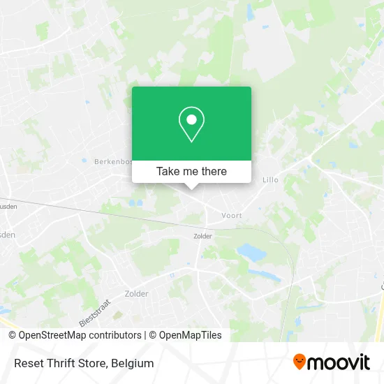 Reset Thrift Store map