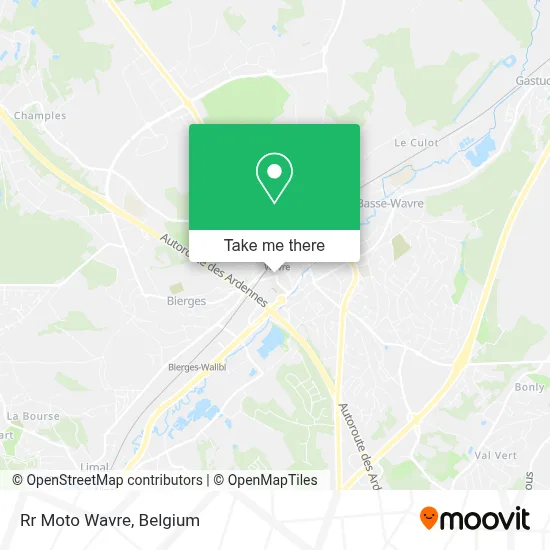 Rr Moto Wavre map