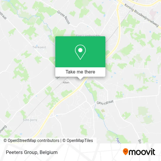 Peeters Group map