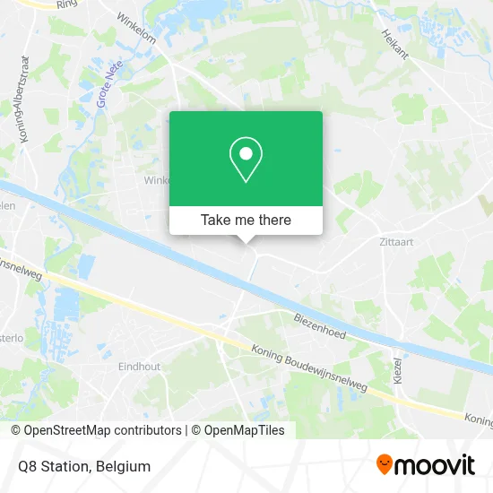 Q8 Station map