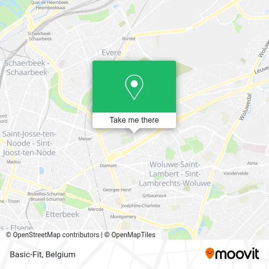 Basic-Fit map