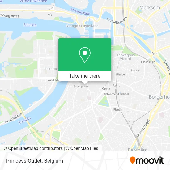 Princess Outlet map