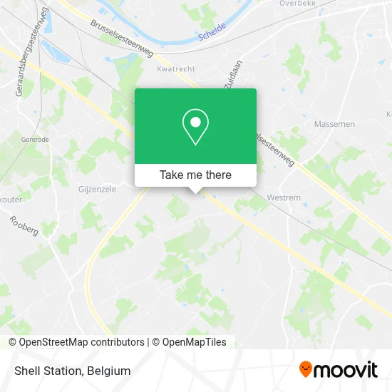 Shell Station map
