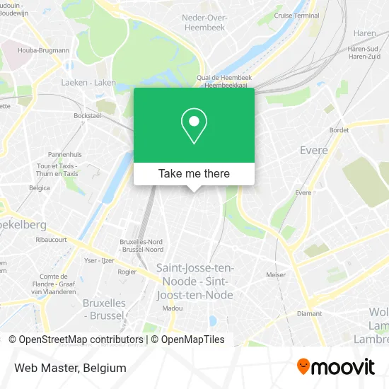 Web Master map