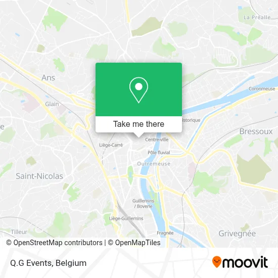 Q.G Events map