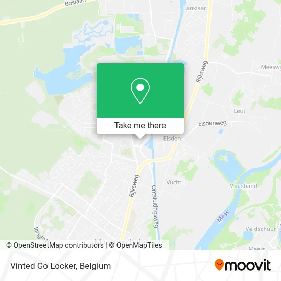 Vinted Go Locker map