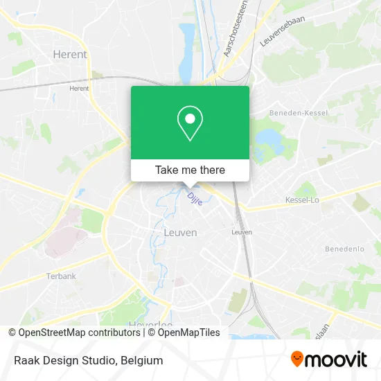 Raak Design Studio map