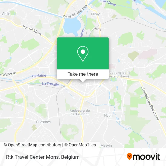 Rtk Travel Center Mons plan