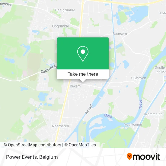 Power Events map