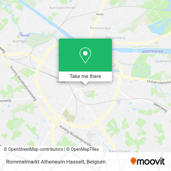Rommelmarkt Atheneum Hasselt map