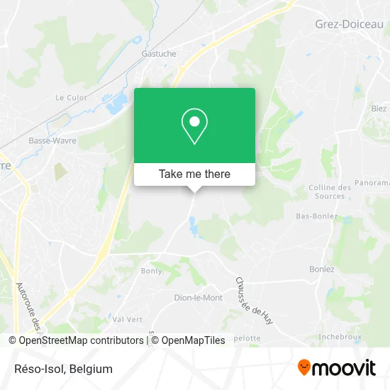 Réso-Isol map