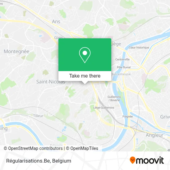 Régularisations.Be map