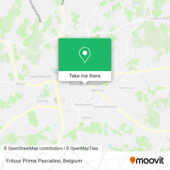 Frituur Prima Pascalino map