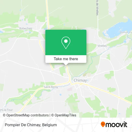 Pompier De Chimay map