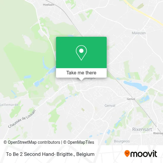 To Be 2 Second Hand- Brigitte. map