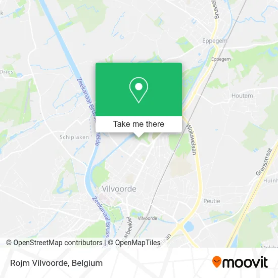 Rojm Vilvoorde map