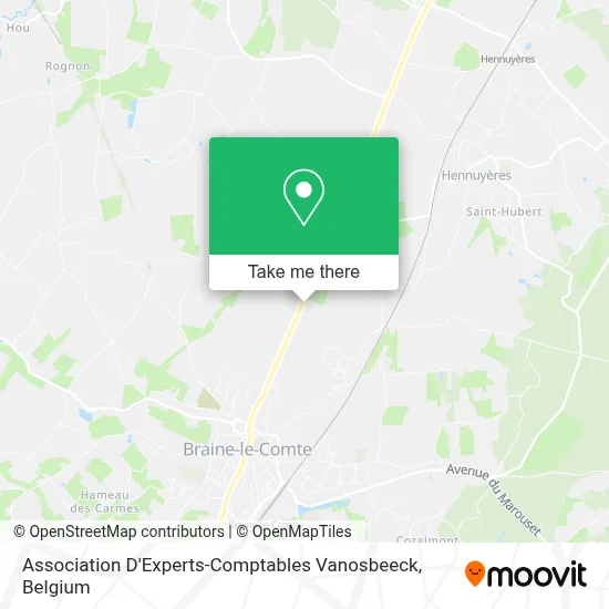 Association D'Experts-Comptables Vanosbeeck map