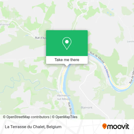 La Terrasse du Chalet map