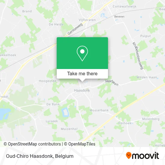 Oud-Chiro Haasdonk map