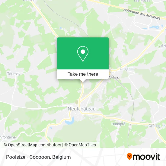 Poolsize - Cocooon map