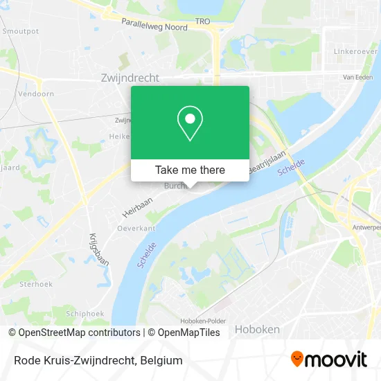 Rode Kruis-Zwijndrecht map