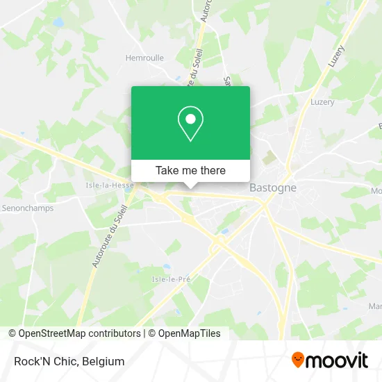 Rock'N Chic map