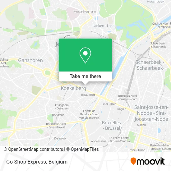 Go Shop Express map