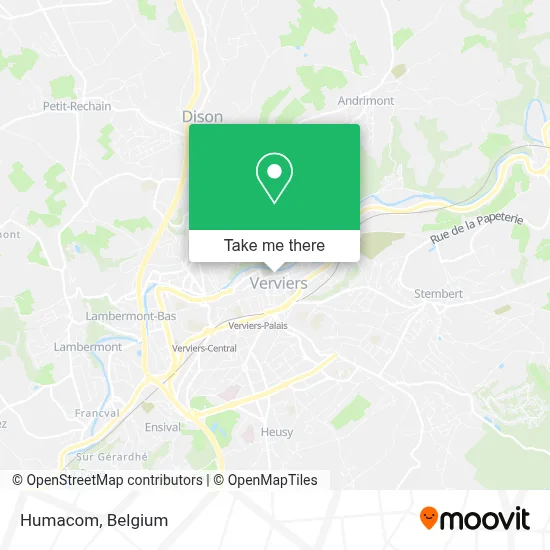 Humacom map