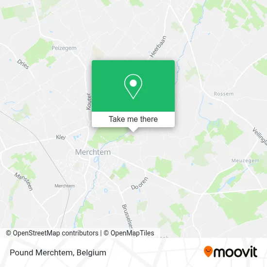 Pound Merchtem map