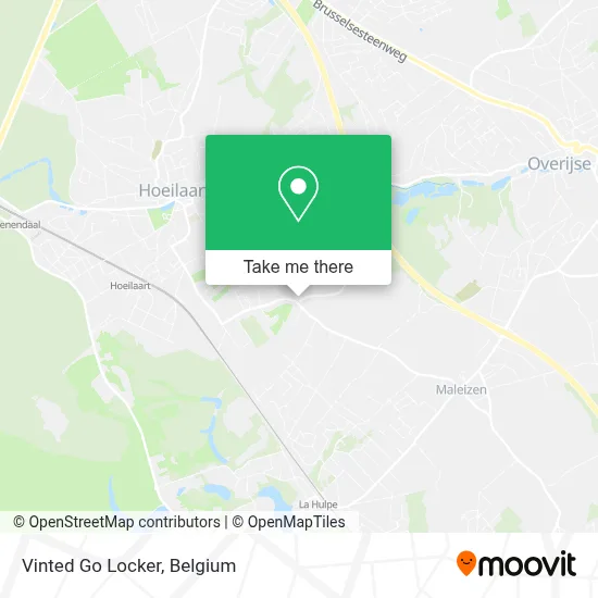 Vinted Go Locker map
