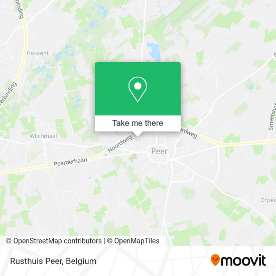 Rusthuis Peer map