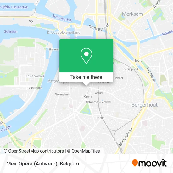 Meir-Opera (Antwerp) map