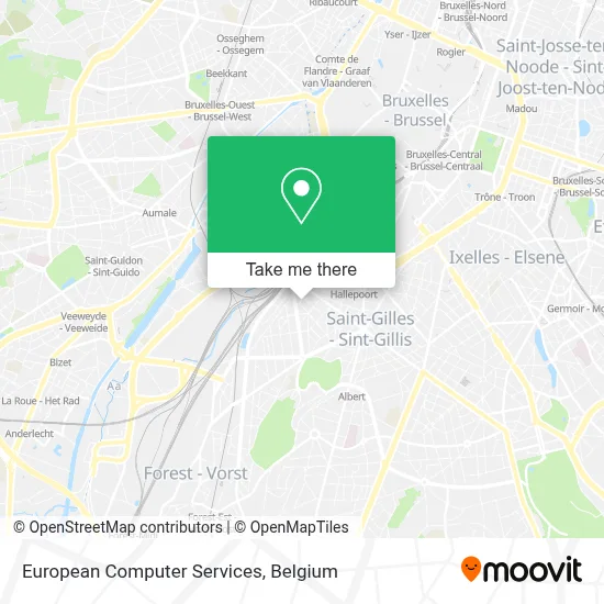 European Computer Services map