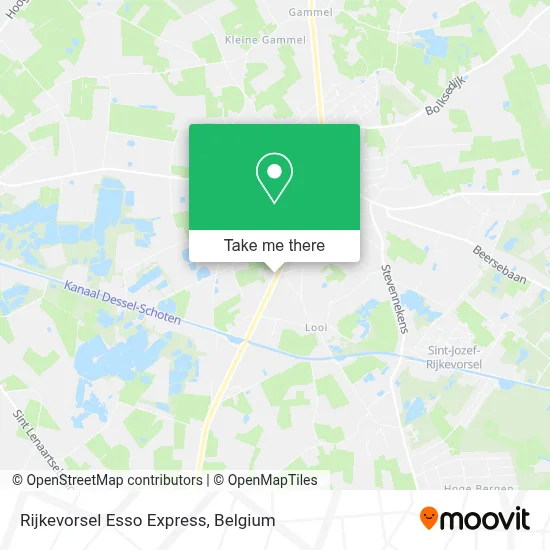 Rijkevorsel Esso Express map