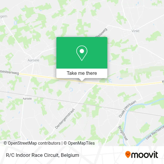 R/C Indoor Race Circuit map