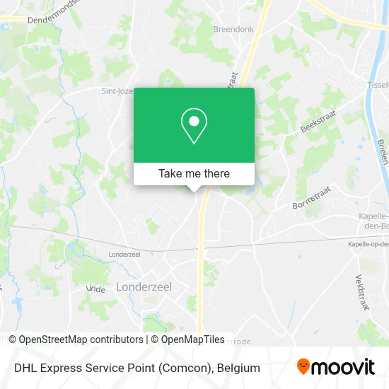 DHL Express Service Point (Comcon) map