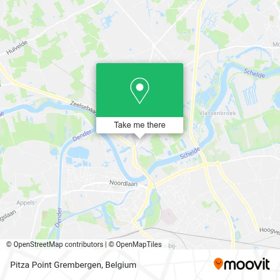 Pitza Point Grembergen map
