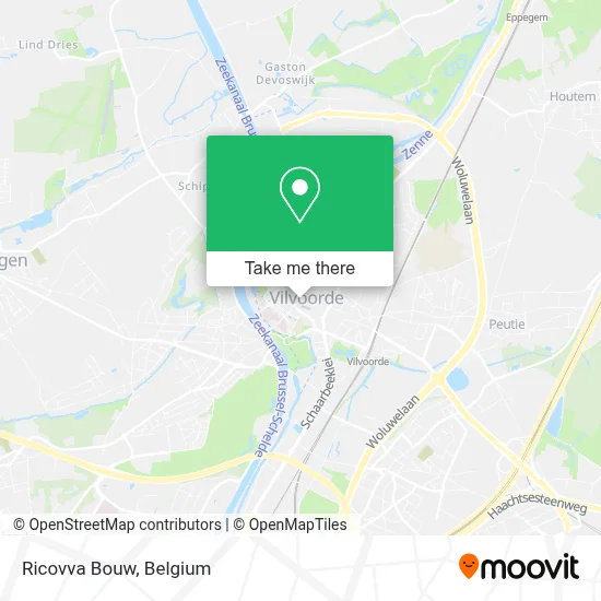 Ricovva Bouw map