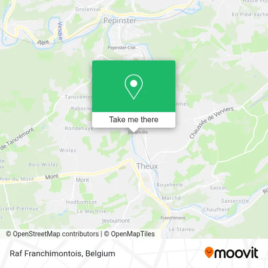 Raf Franchimontois map