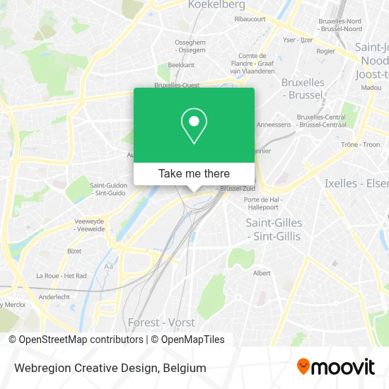 Webregion Creative Design map