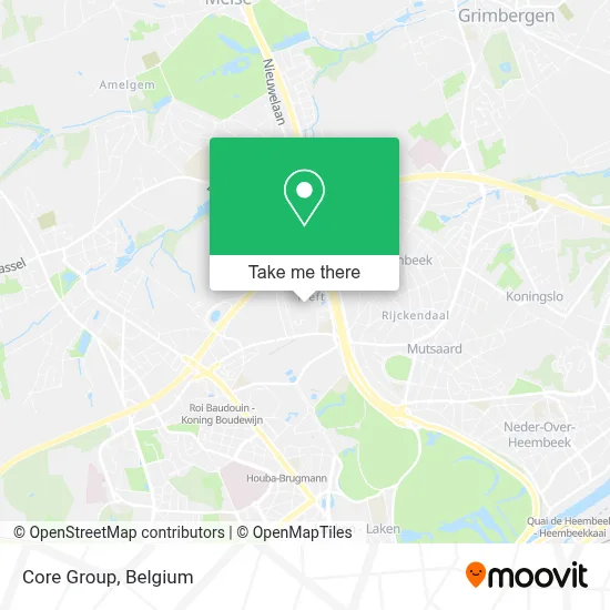 Core Group map