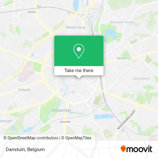 Danstuin map