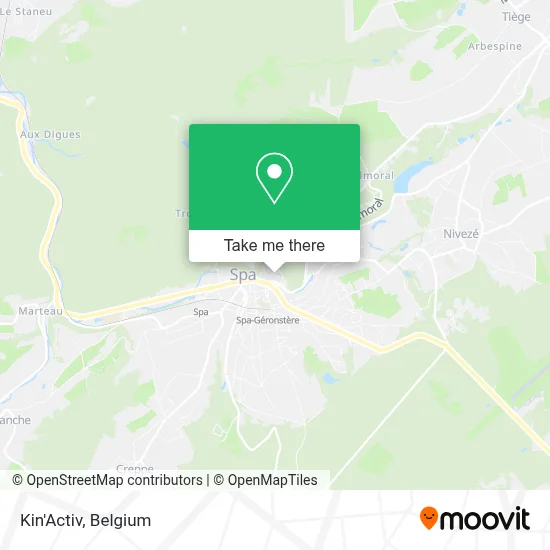 Kin'Activ map