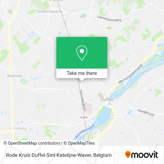 Rode Kruis Duffel-Sint-Katelijne-Waver map